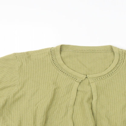 Preworn Womens Green   Shrug Jumper