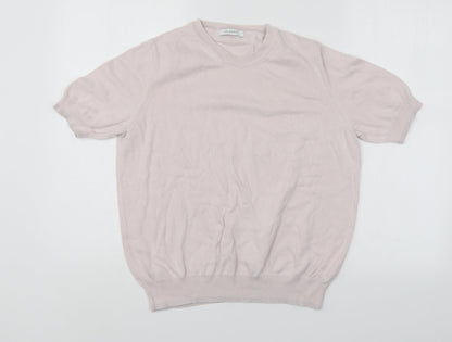 Womens UK Size 14 Classic Pink Pullover Jumper