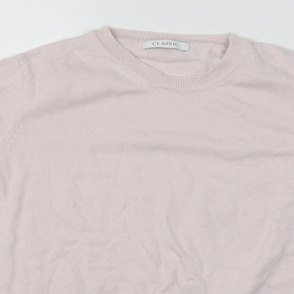 Womens UK Size 14 Classic Pink Pullover Jumper