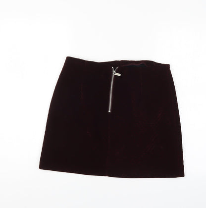 New Look Womens Purple   A-Line Skirt Size 12