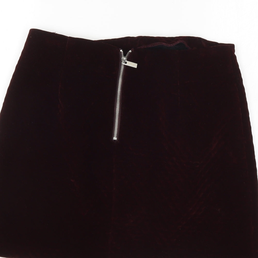 New Look Womens Purple   A-Line Skirt Size 12