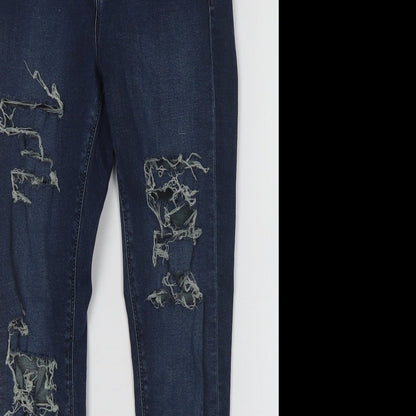 ASOS Womens Blue  Denim Straight Jeans Size 26 in L25 in