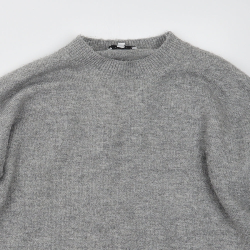 Womens UK Size S Warehouse Grey Pullover Jumper