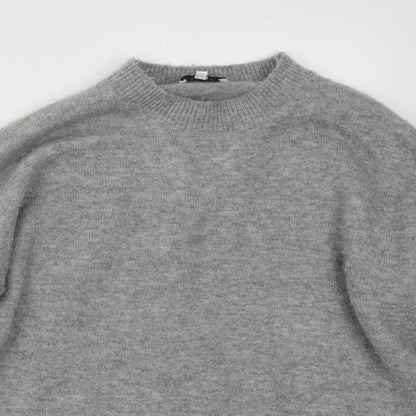 Womens UK Size S Warehouse Grey Pullover Jumper