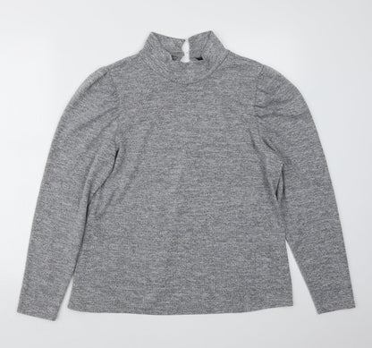 Womens UK Size 16 M&Co Grey Pullover Jumper