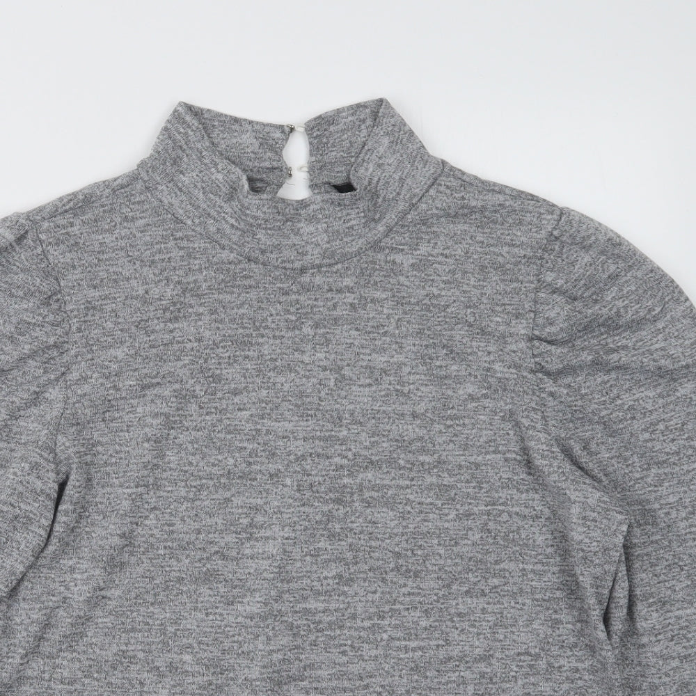 Womens UK Size 16 M&Co Grey Pullover Jumper