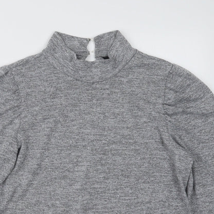 Womens UK Size 16 M&Co Grey Pullover Jumper
