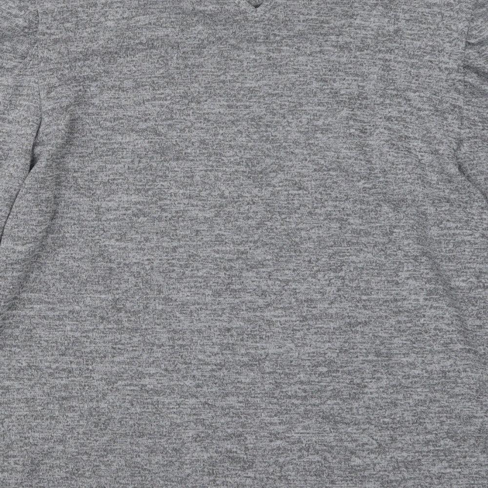 Womens UK Size 16 M&Co Grey Pullover Jumper