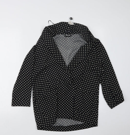 F&F Womens Black Polka Dot  Jacket  Size 8