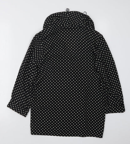 F&F Womens Black Polka Dot  Jacket  Size 8