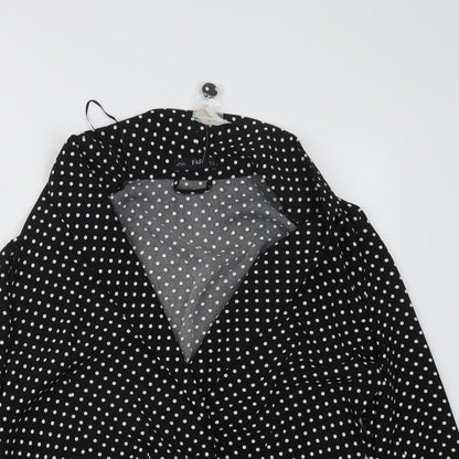 F&F Womens Black Polka Dot  Jacket  Size 8