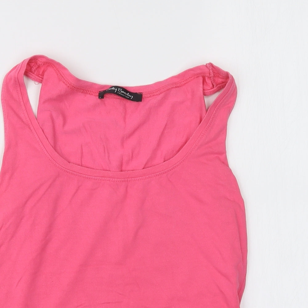 Womens UK Size 12 Betty Barclay Pink Basic Tank