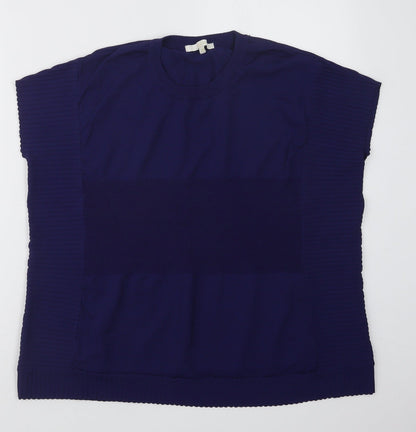 Womens UK Size S Vida Vi Blue Pullover Jumper