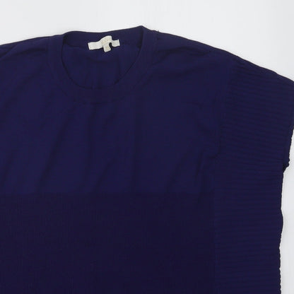 Womens UK Size S Vida Vi Blue Pullover Jumper
