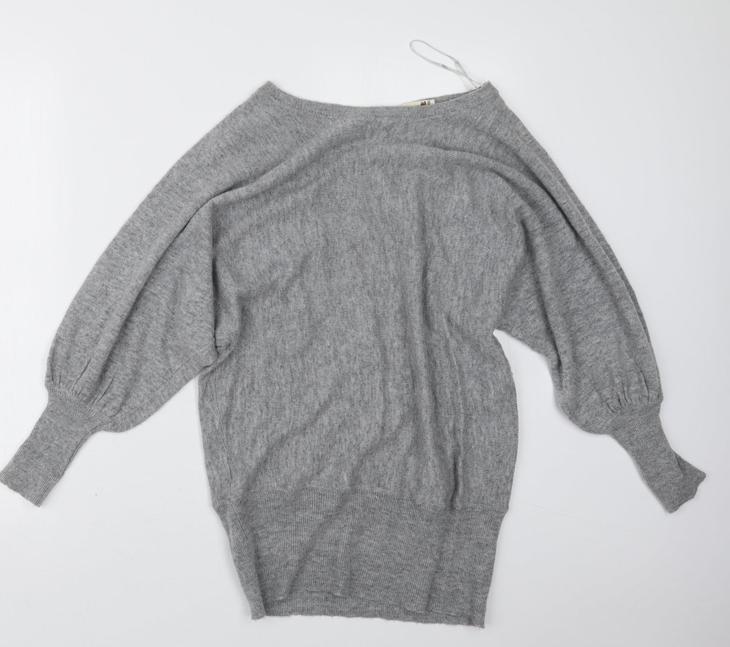 Womens UK Size M Voulez-Vous Grey Pullover Jumper