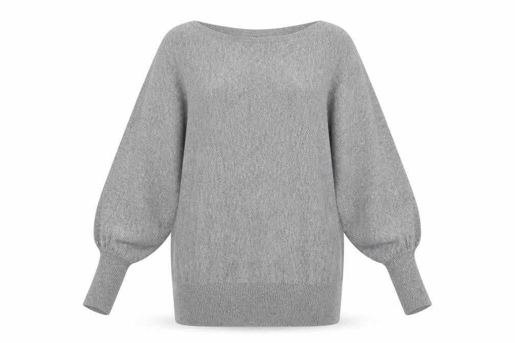Womens UK Size M Voulez-Vous Grey Pullover Jumper