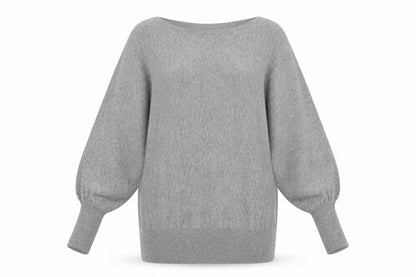 Womens UK Size M Voulez-Vous Grey Pullover Jumper