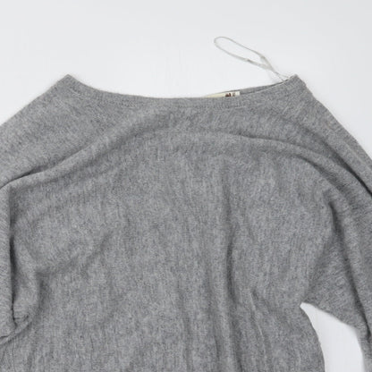 Womens UK Size M Voulez-Vous Grey Pullover Jumper