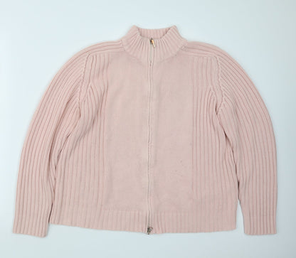 Womens UK Size 16 Atmosphere Pink Cardigan Jumper
