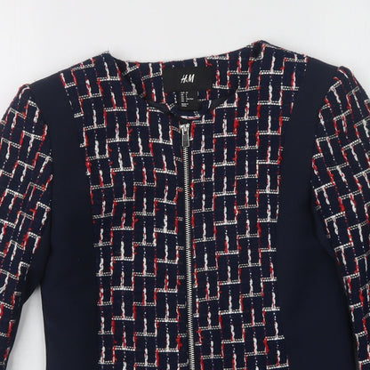 Womens UK Size 4 H&M Blue Jacket