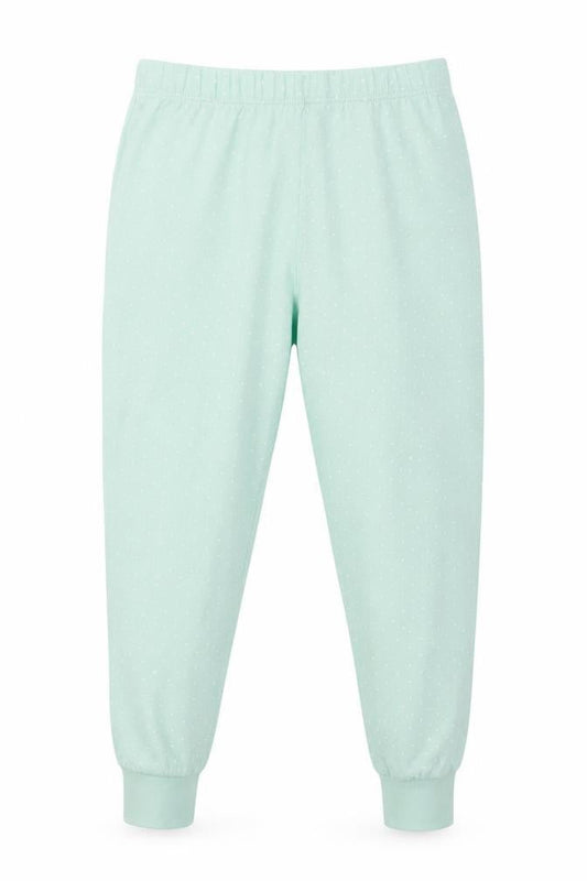 F&F Girls Green Polka Dot  Carrot Trousers Size 6-7 Years