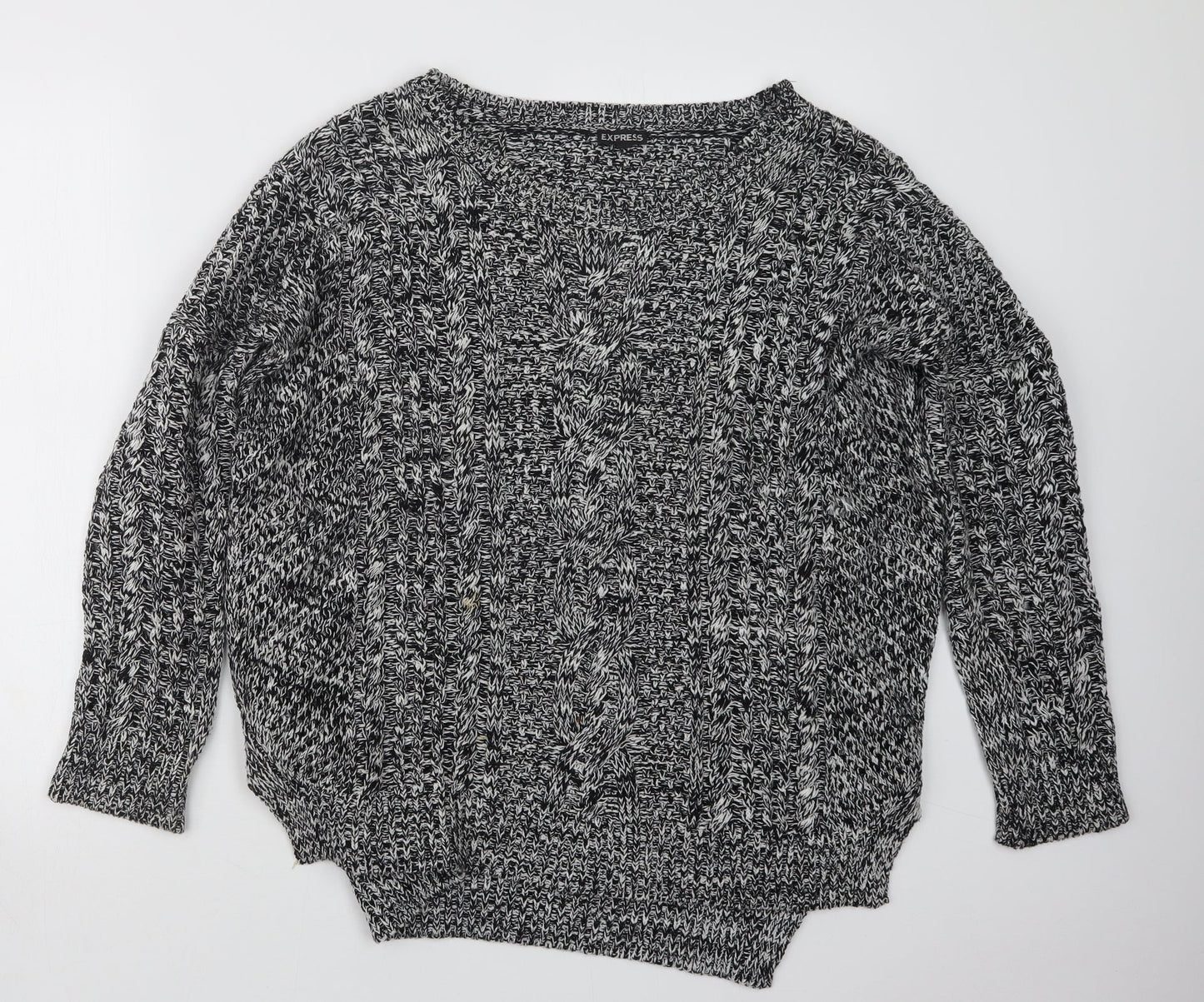 Womens UK Size S Express Black Pullover Jumper