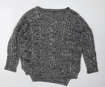 Womens UK Size S Express Black Pullover Jumper
