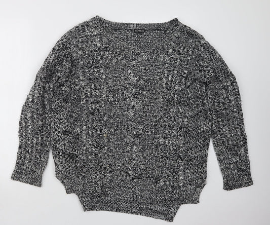 Womens UK Size S Express Black Pullover Jumper