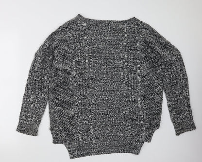 Womens UK Size S Express Black Pullover Jumper