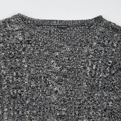 Womens UK Size S Express Black Pullover Jumper