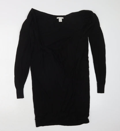Womens UK Size XS H&M Black Cardigan Jumper