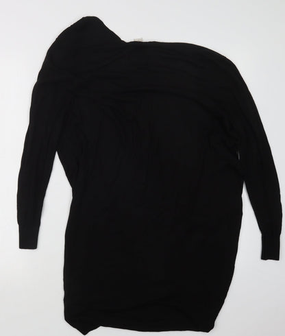Womens UK Size XS H&M Black Cardigan Jumper
