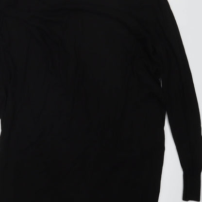 Womens UK Size XS H&M Black Cardigan Jumper