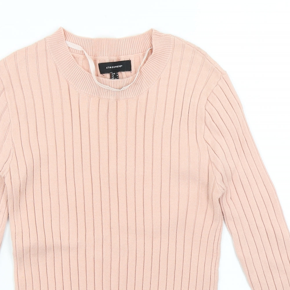 Womens UK Size 10 Atmosphere Pink Pullover Jumper