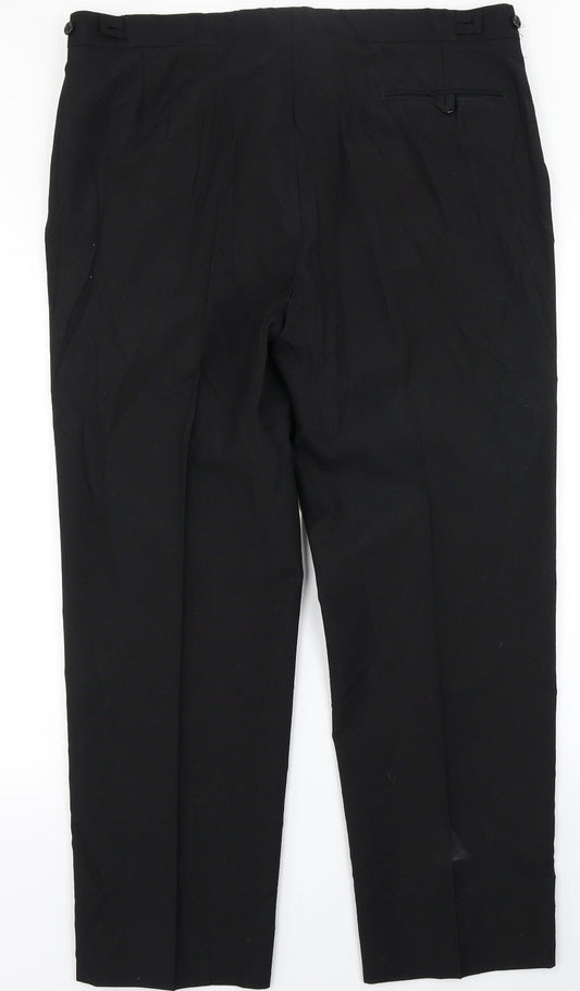Sovereign Collection Mens Black   Trousers  Size 38 in L28 in
