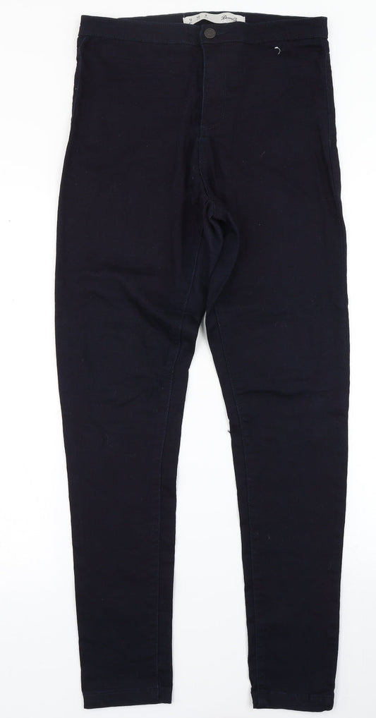 Denim Co Womens Blue  Denim Skinny Jeans Size 12 L29 in