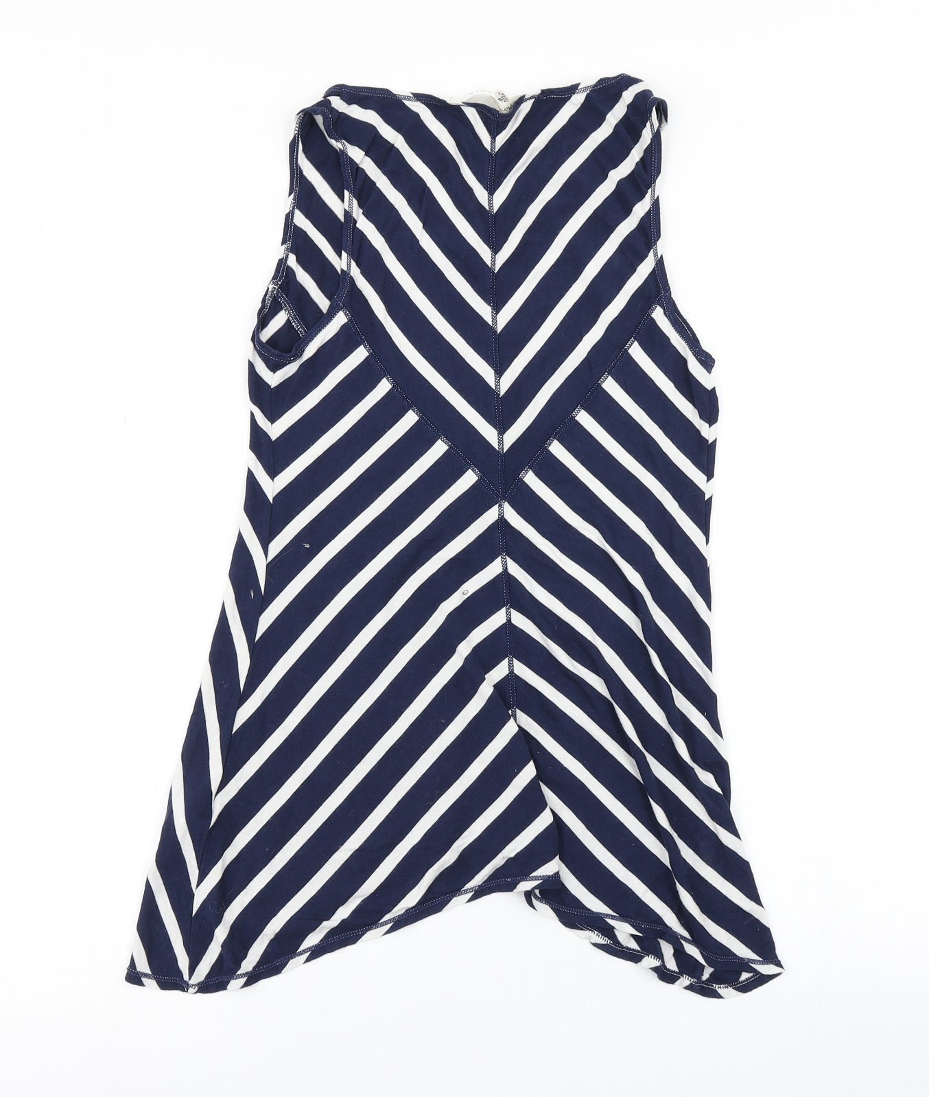 Womens UK Size S Max Studio Blue Basic Tank