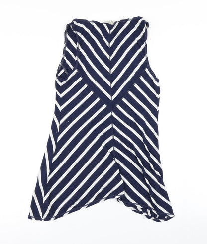 Womens UK Size S Max Studio Blue Basic Tank