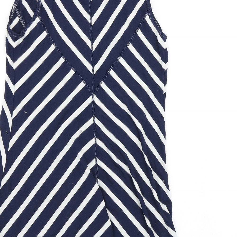 Womens UK Size S Max Studio Blue Basic Tank