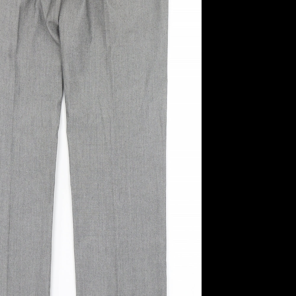 Harry Brown Mens Grey   Dress Pants Trousers Size 32 in L29 in