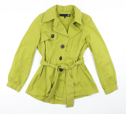 NEXT Womens Green   Overcoat Coat Size 6