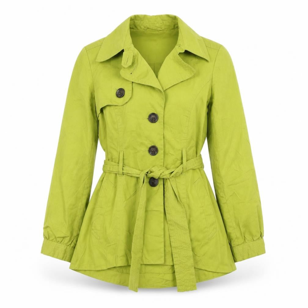 Next Womens Green   Overcoat Coat Size 6