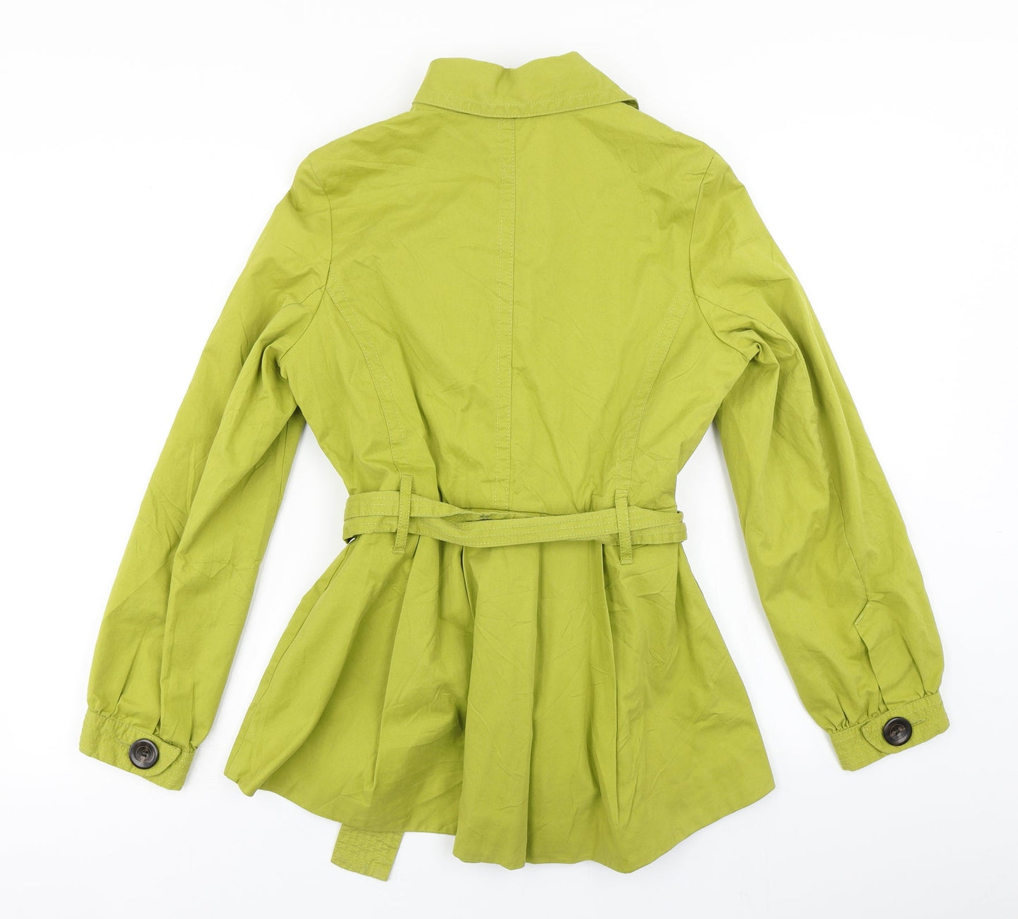 NEXT Womens Green   Overcoat Coat Size 6