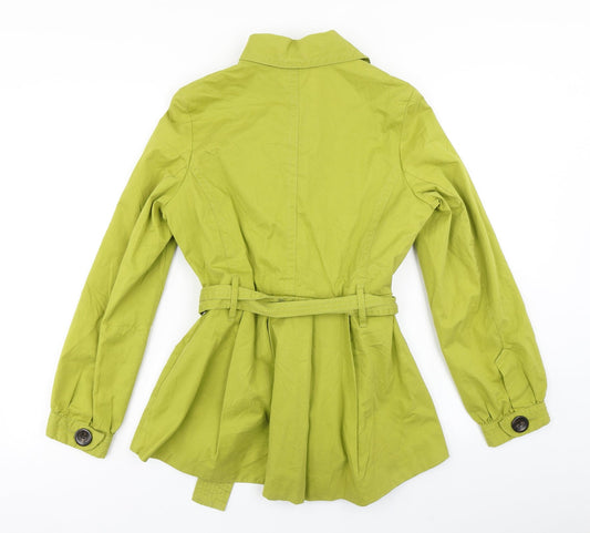 NEXT Womens Green   Overcoat Coat Size 6