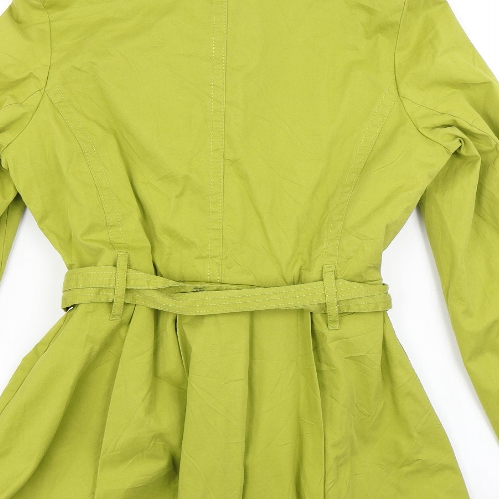 NEXT Womens Green   Overcoat Coat Size 6
