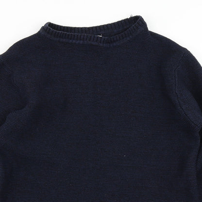 2nd Chapter Mens Blue  Knit Pullover Jumper Size S