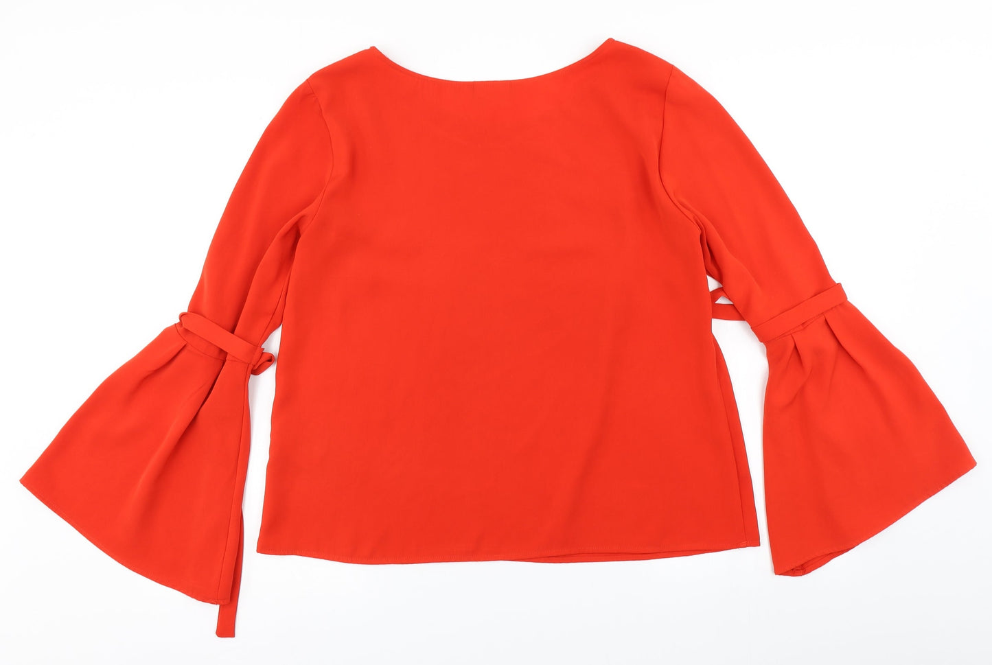 Womens UK Size L VILA Red Basic Blouse