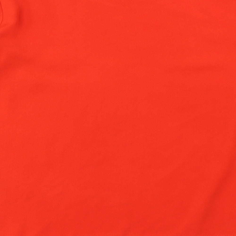 Womens UK Size L VILA Red Basic Blouse