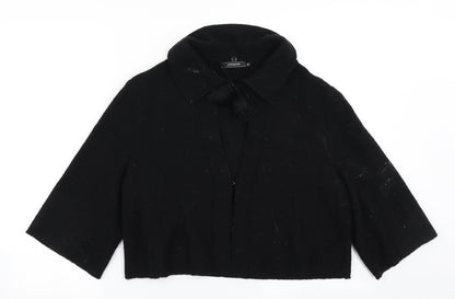 Womens UK Size 10 Passport Black Cardigan Jumper