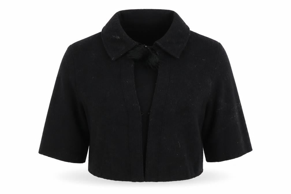 Womens UK Size 10 Passport Black Cardigan Jumper